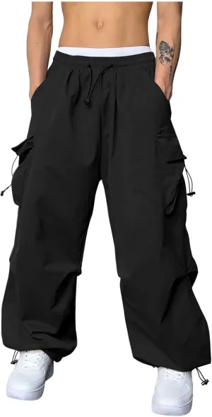 generic Men Pants Casual Summer Wide Leg Trousers Mens Cotton Linen Comfy Baggy Pants Fashoin Solid Elastic Wasit Loungewear