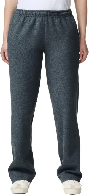 Gildan Adult Fleece Open Bottom Sweatpants with Pockets, Style G18300