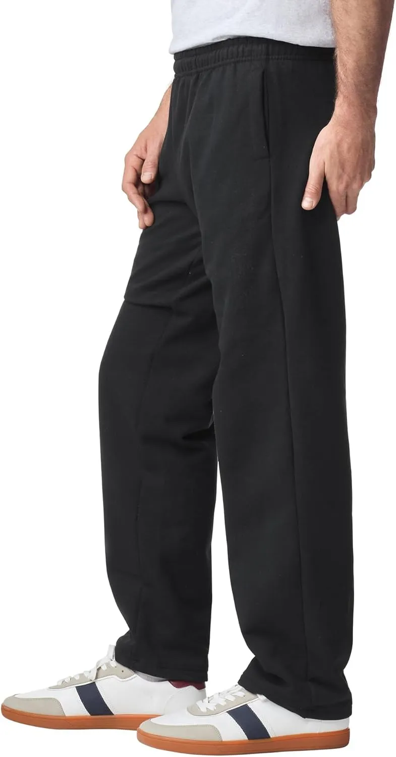Gildan Adult Fleece Open Bottom Sweatpants with Pockets, Style G18300
