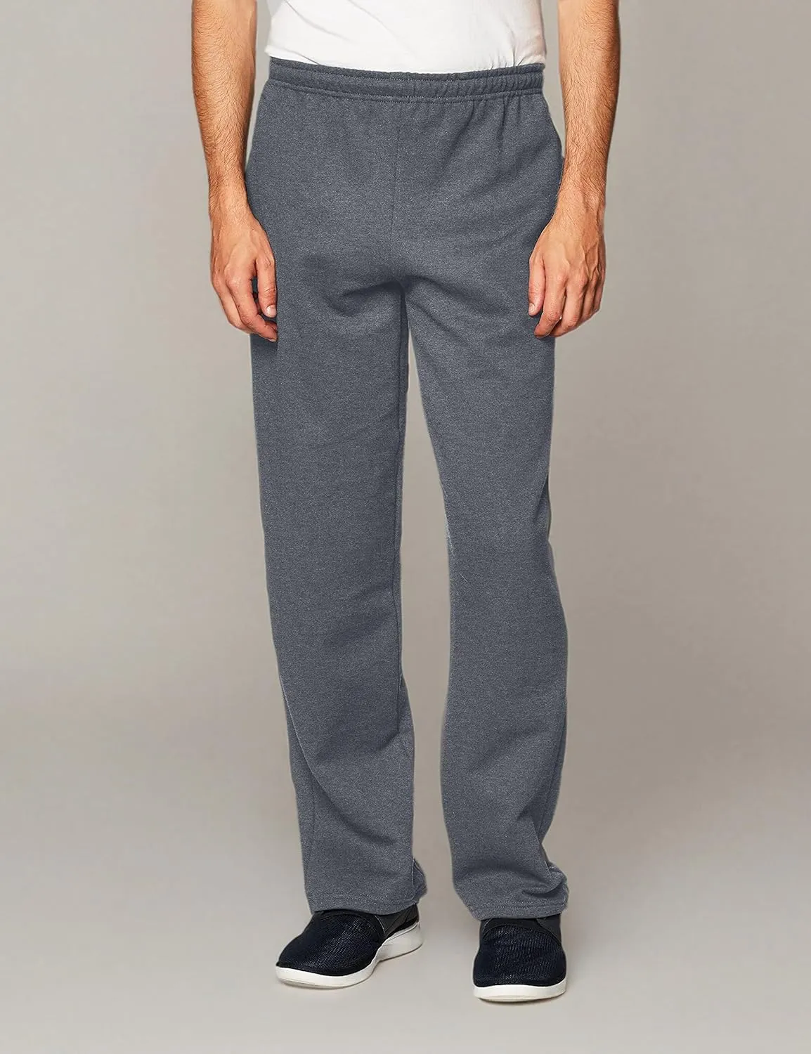 Gildan Adult Fleece Open Bottom Sweatpants with Pockets, Style G18300