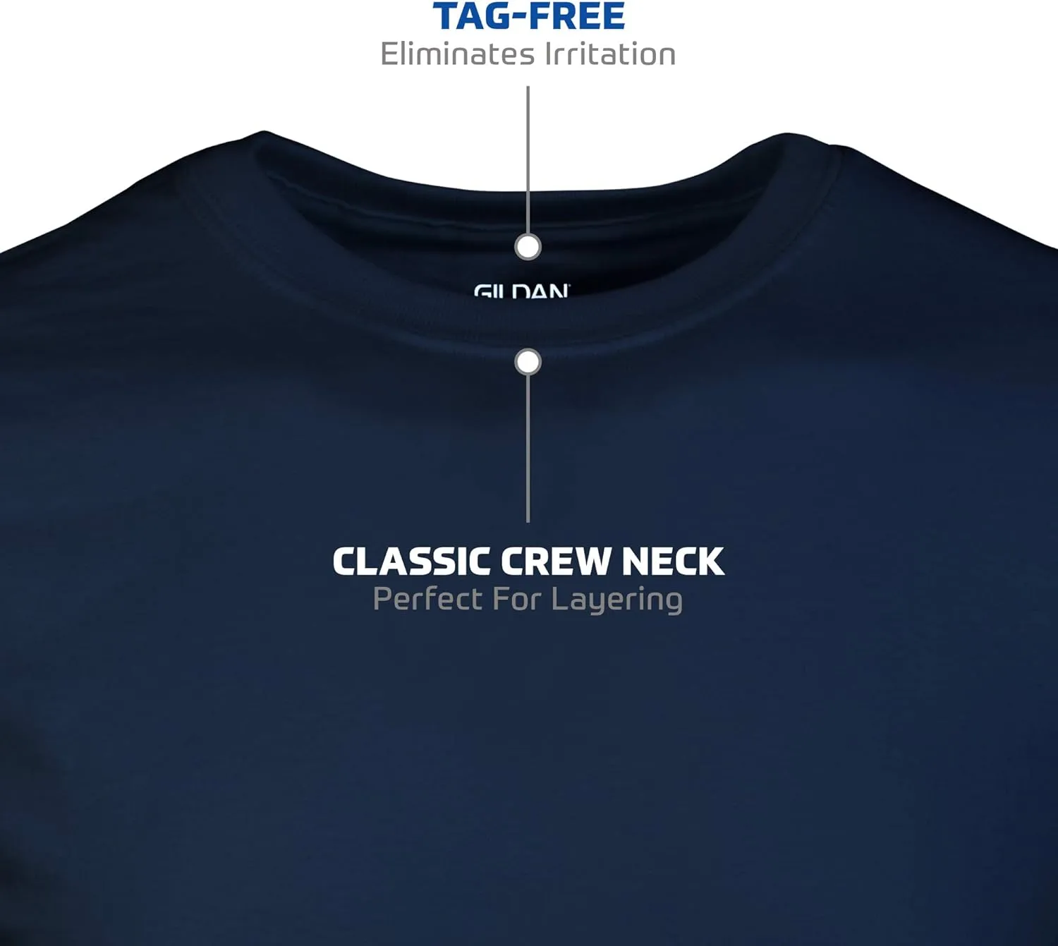 Gildan Men's Crew T-Shirts, Style G1100, Multipack
