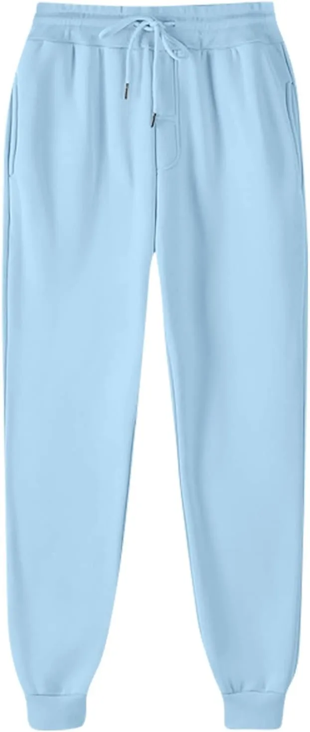Gumipy Sweat Pants for Womens High Waisted Y2k Trendy Joggers Pants Fleece Lined Lounge Trousers with Pockets Activewear
