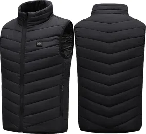 Heated Vest For Men and Women Lightweight Unisex Heating Vest Winter Warm Outdoor USB Charging Electric Heating Vest