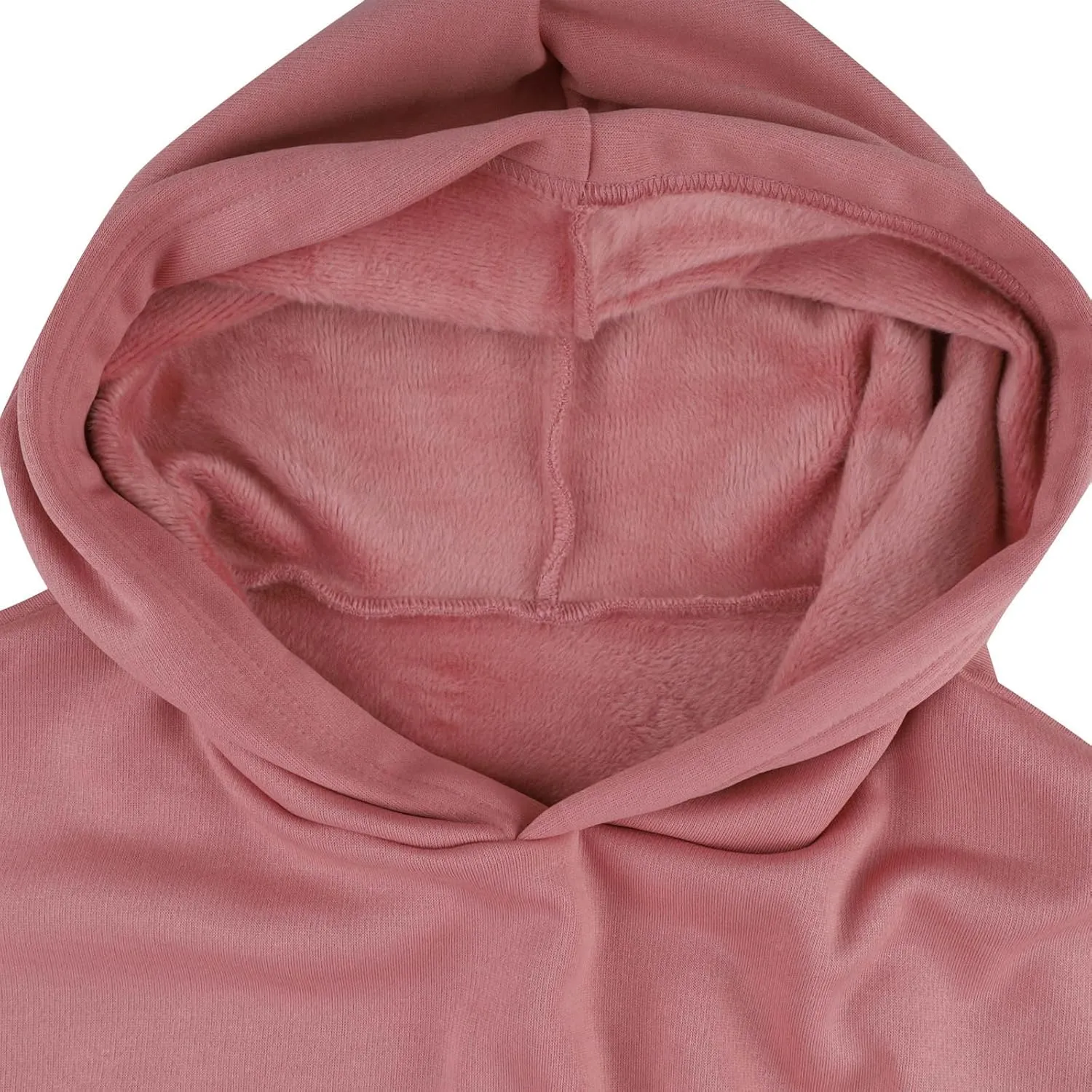 HGps8w 2 Piece Outfits for Women Sweatsuit - Winter Fleece Lined Pullover Hoodies and Jogger Pants Lounge Matching Sets