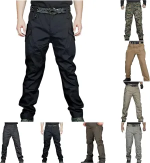 Hiking Pants Men Camo Cargo Pants for Men Casual Lightweight Joggers Work Pants Military Pants with Multi-Pocket