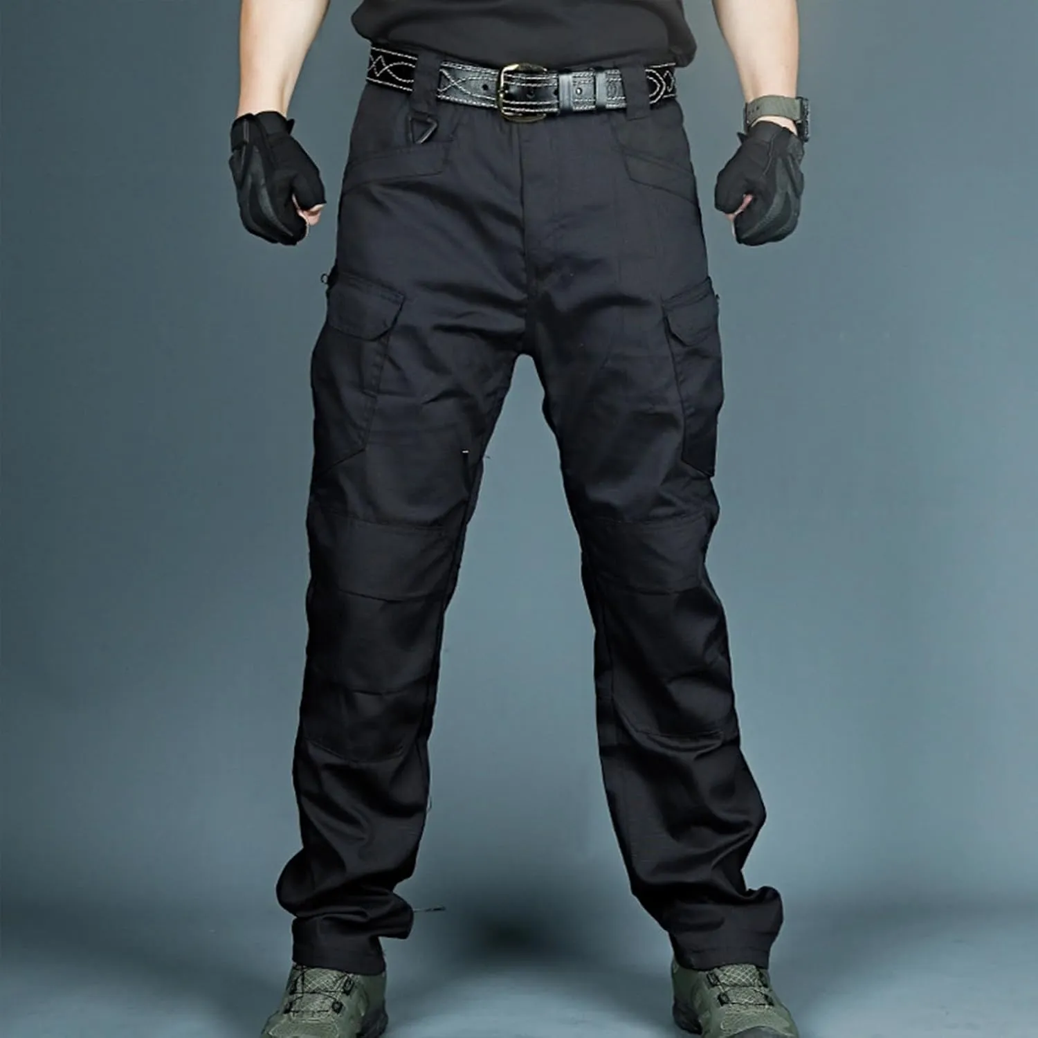 Hiking Pants Men Camo Cargo Pants for Men Casual Lightweight Joggers Work Pants Military Pants with Multi-Pocket