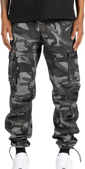 Hiking Pants Men Camo Mens Cargo Pants Casual Lightweight Joggers Work Pants Military Pants with Multi-Pocket