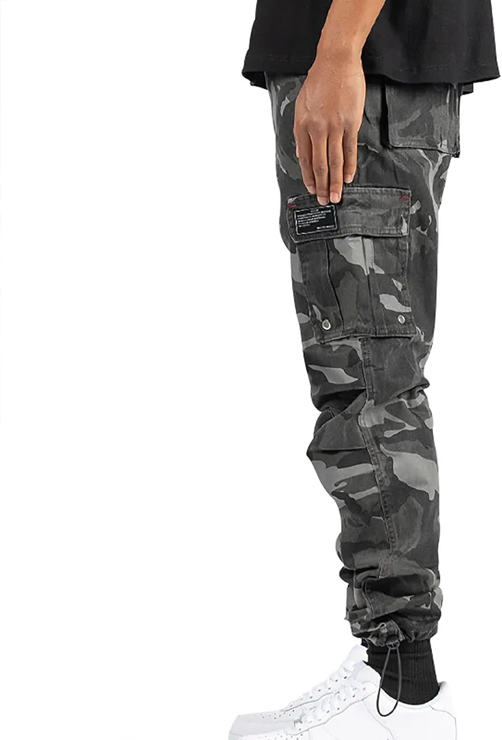 Hiking Pants Men Camo Mens Cargo Pants Casual Lightweight Joggers Work Pants Military Pants with Multi-Pocket