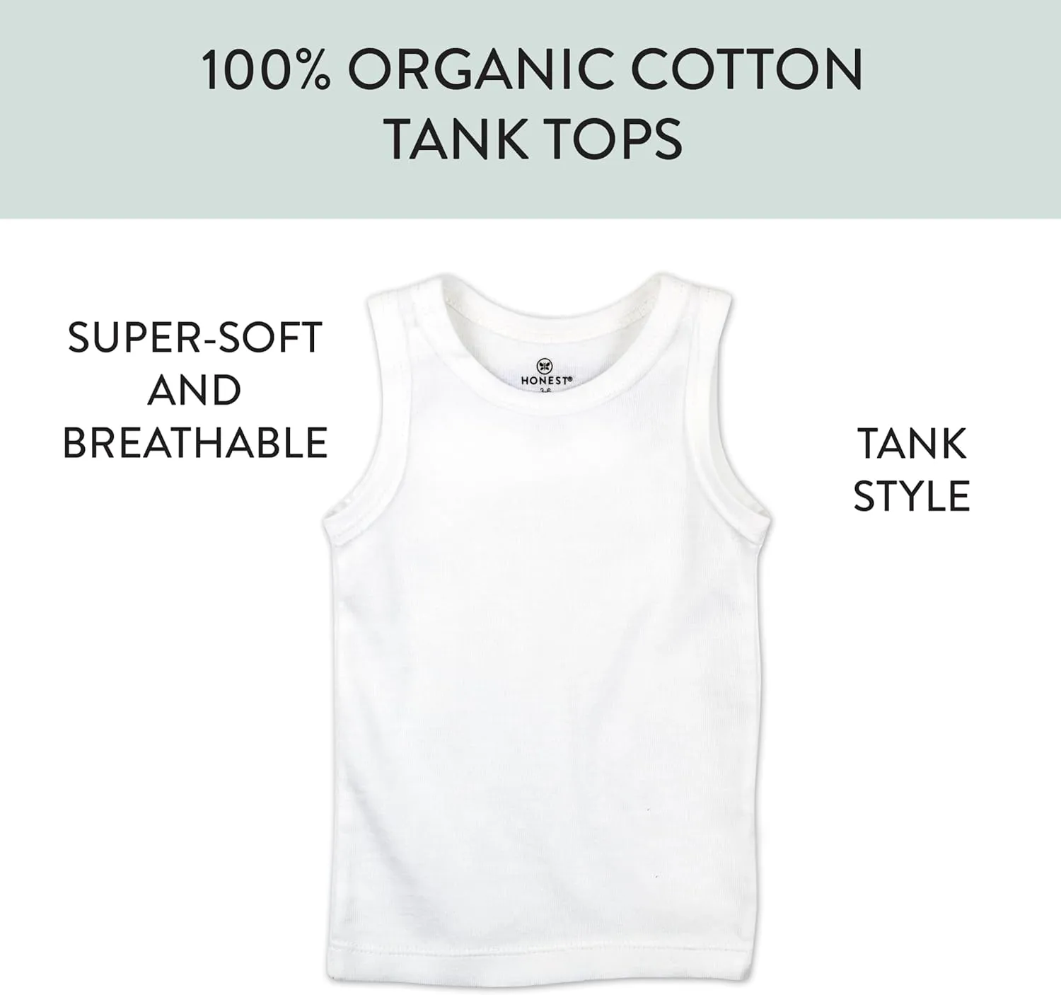 HonestBaby mens Multipack Sleeveless Muscle T-Shirts