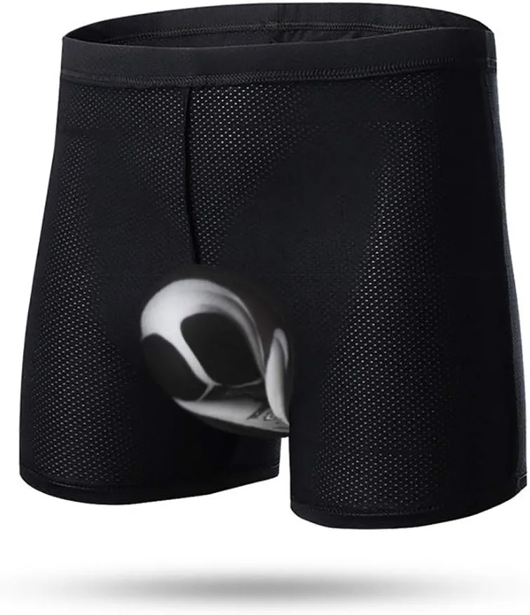 JEPOZRA Men's Cycling Underwear Shorts 3D Padded Bike Shorts Breathable Quick Dry Pants