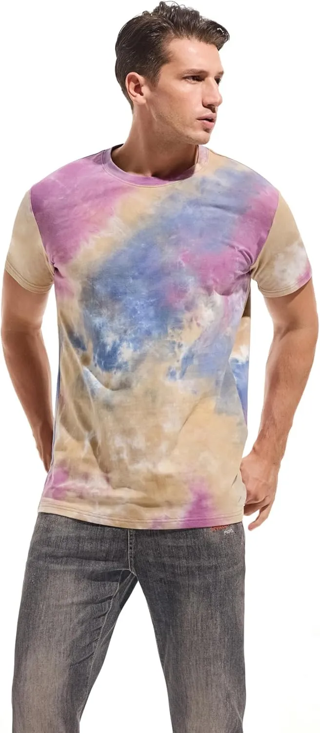 KLIEGOU Mens Hipster Hiphop Tees - Fashion Print T-Shirts