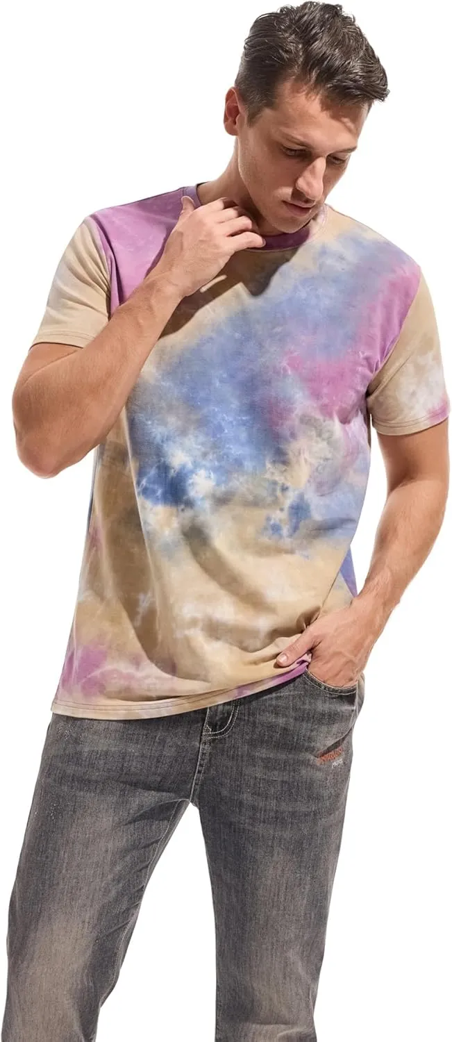 KLIEGOU Mens Hipster Hiphop Tees - Fashion Print T-Shirts