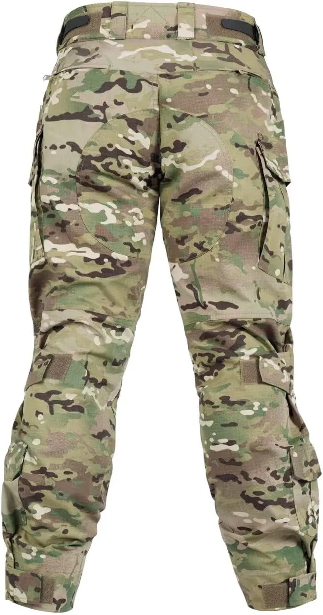 KOCTHOMY Men’s Hiking Pants,Waterproof Tactical Pants,Outdoor Camo Cargo Pants, Multi-Pocket Work Pants with Knee Pads.