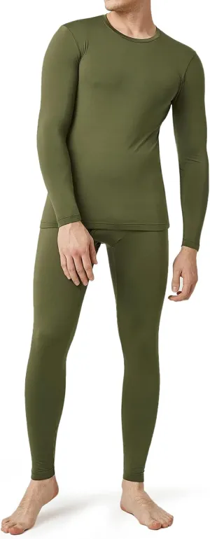 LAPASA Men's Thermal Underwear Set Soft Fleece Lined Long Johns Light/Mid/Heavy Weight Base Layer Top & Bottom M11/M24/M57