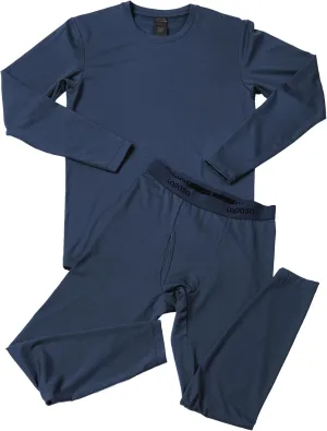 LAPASA Men's Thermal Underwear Set Soft Fleece Lined Long Johns Light/Mid/Heavy Weight Base Layer Top & Bottom M11/M24/M57