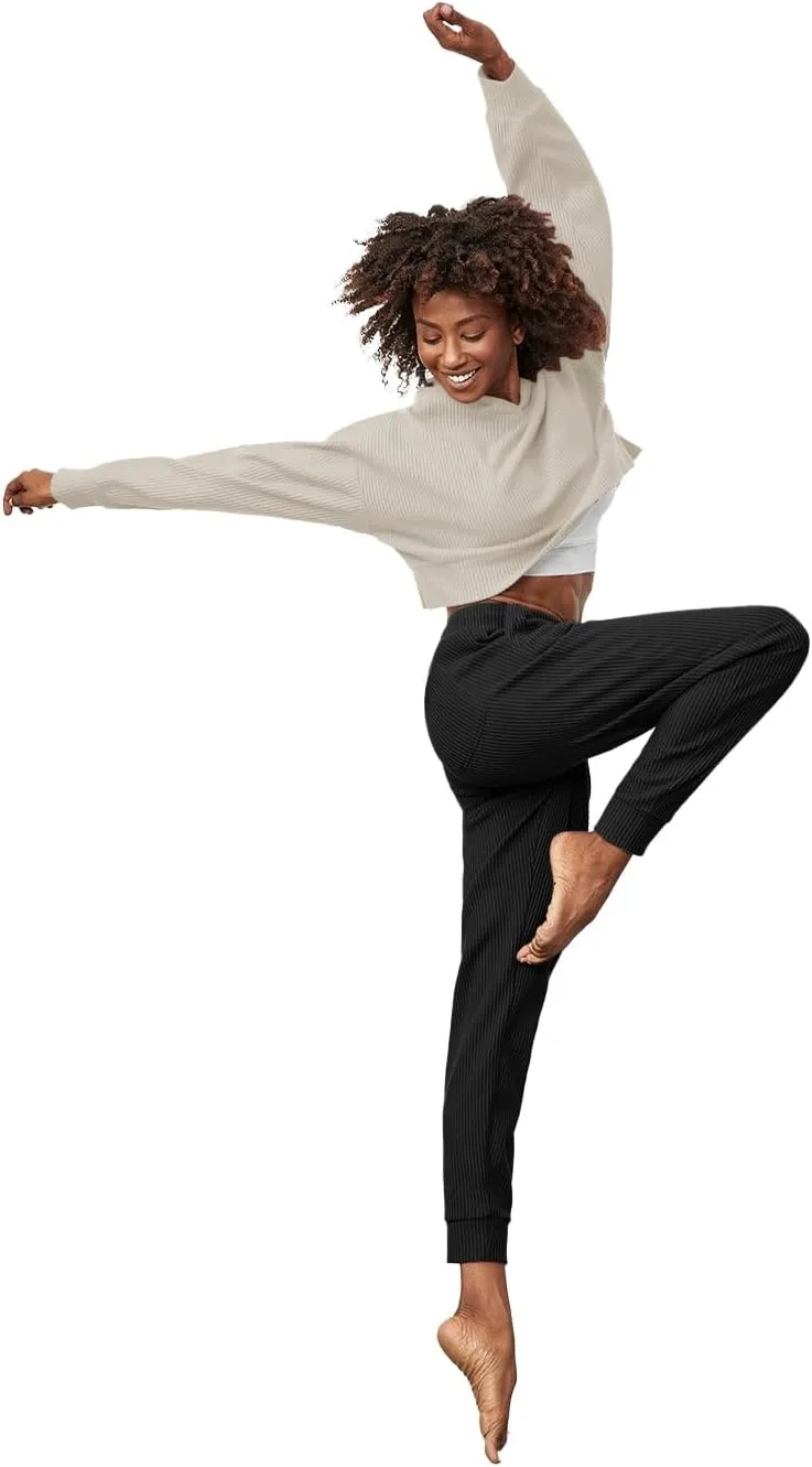 LASLULU Womens Loose Long Sleeve Active Crop Tops Athletic Workout Gym Hoodies Sweatshirt Pullover Tops