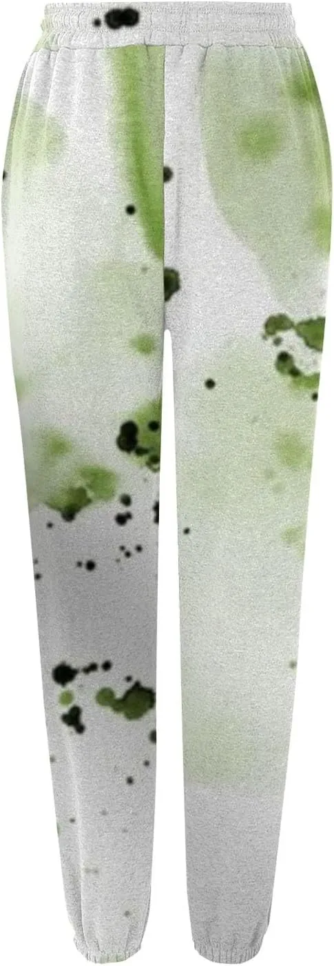LCMTWX Wide Leg Sweatpants Women 2024 Pants Workout High Waisted Yoga Pants with Pockets Pocket Jogger Junior Joggers Black