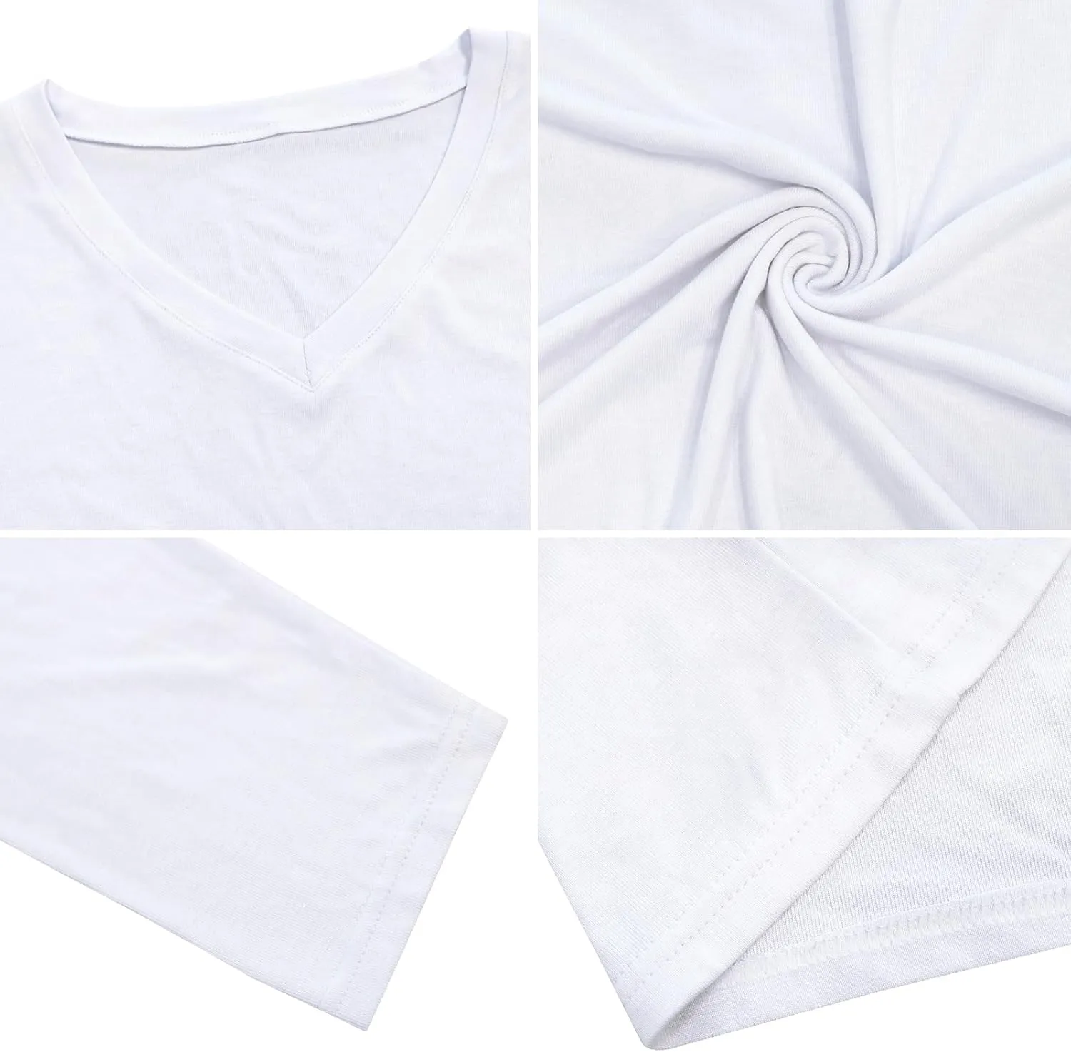 LONGBIDA Men's Thermal Underwear V-Neck T-Shirt Slim Fit Lightweight Long Sleeve Pullover