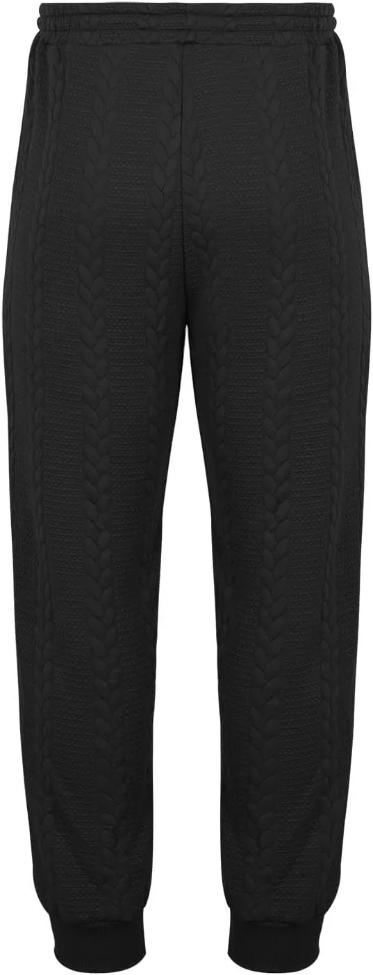 Loose Elastic Waist Sweatpants Men Casual Fashion Pants Athletic Comfy Pants Fall Solid Color Pants Travel Pants