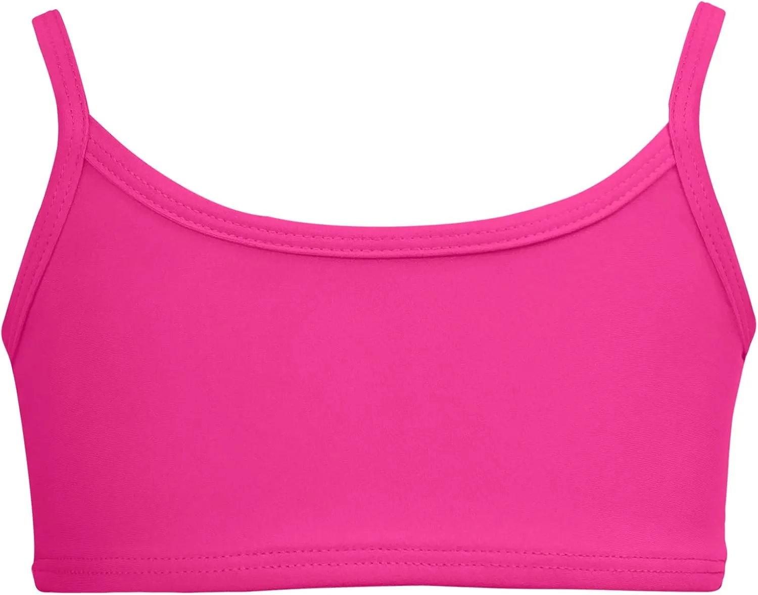 Made in USA Girls Bikini Top for Girls UPF50  Sun Protection Toddler Bathing Suit Rash Guard for Beach Pool Swimwear