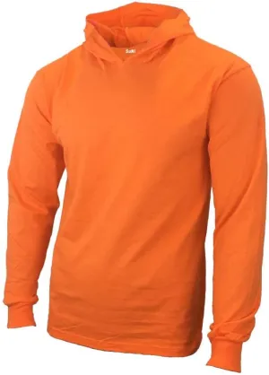 Men Construction Long Sleeve Work T Shirts with Hood