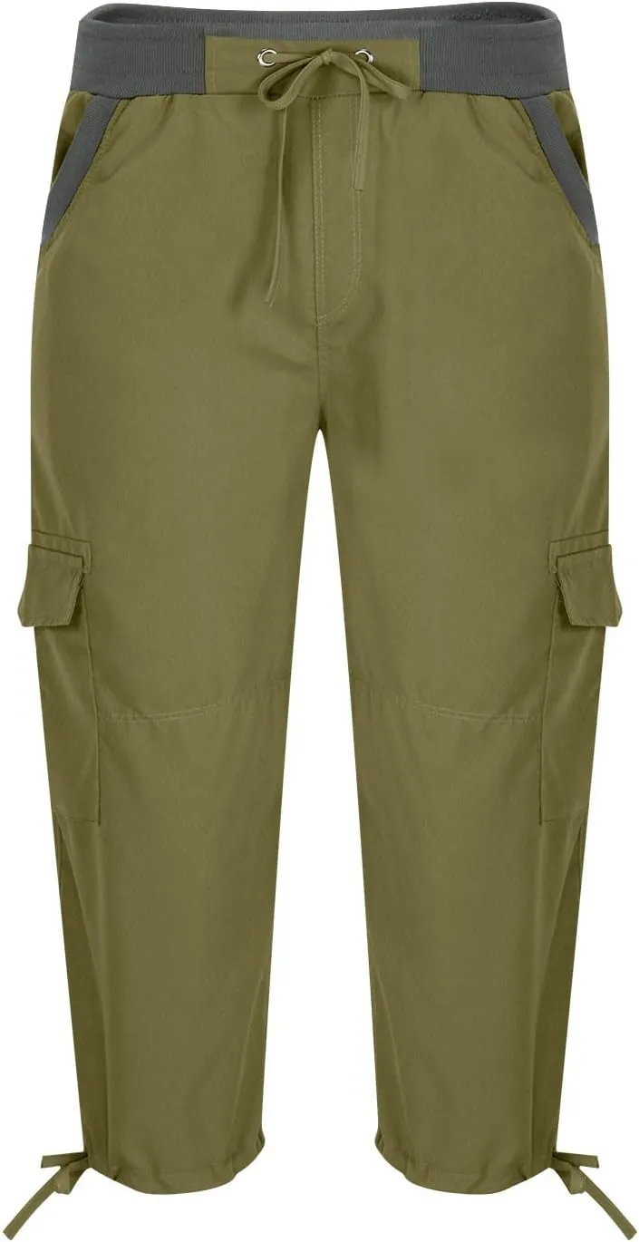 Men Hiking Pants Tactical Cargo Pants Mens Lightweight Work Pants Travel Pants for Men with Multi Pockets