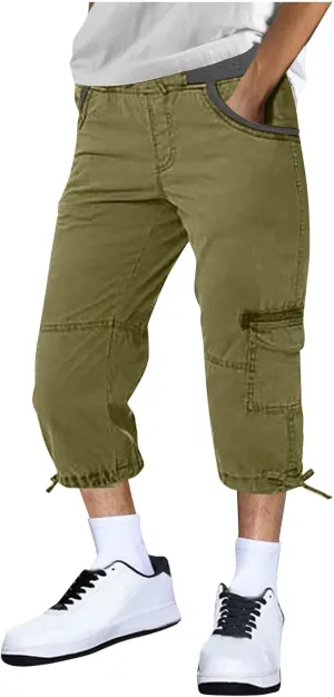 Men Hiking Pants Tactical Cargo Pants Mens Lightweight Work Pants Travel Pants for Men with Multi Pockets