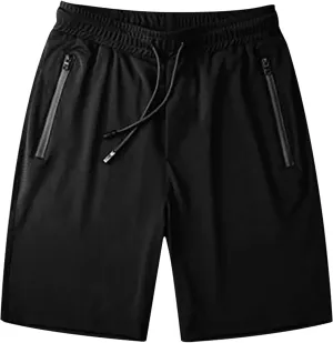 Mens 5" Shorts Athletic Gym Mesh Quick Dry Basketball Shorts with Zippered Pockets for Running Casual Activewear