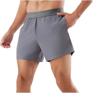 Men's Athletic Running Shorts Lightweight Quick Dry Gym Workout Shorts Outdoor Sports Shorts with Pockets
