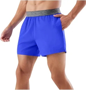 Men's Athletic Running Shorts Lightweight Quick Dry Gym Workout Shorts Outdoor Sports Shorts with Pockets