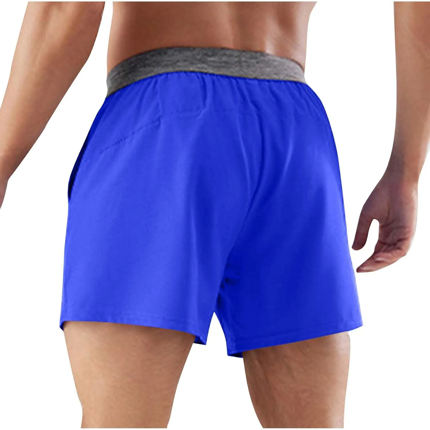 Men's Athletic Running Shorts Lightweight Quick Dry Gym Workout Shorts Outdoor Sports Shorts with Pockets