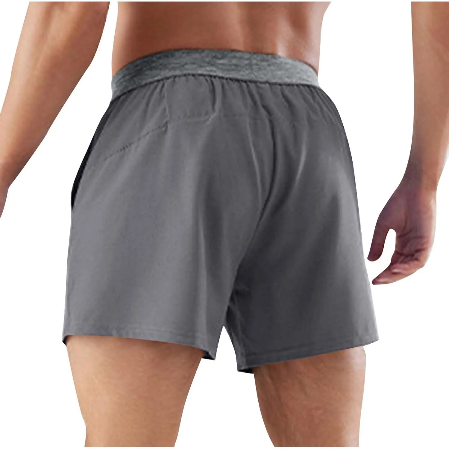 Men's Athletic Running Shorts Lightweight Quick Dry Gym Workout Shorts Outdoor Sports Shorts with Pockets
