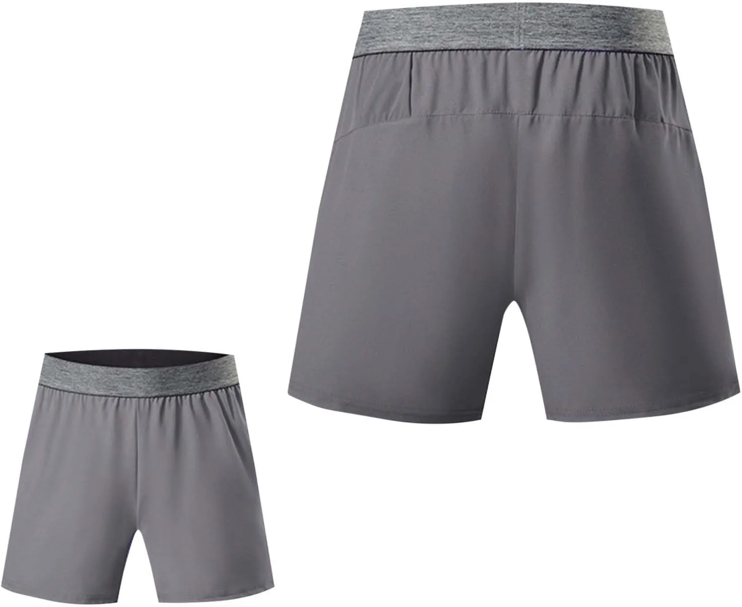 Men's Athletic Running Shorts Lightweight Quick Dry Gym Workout Shorts Outdoor Sports Shorts with Pockets