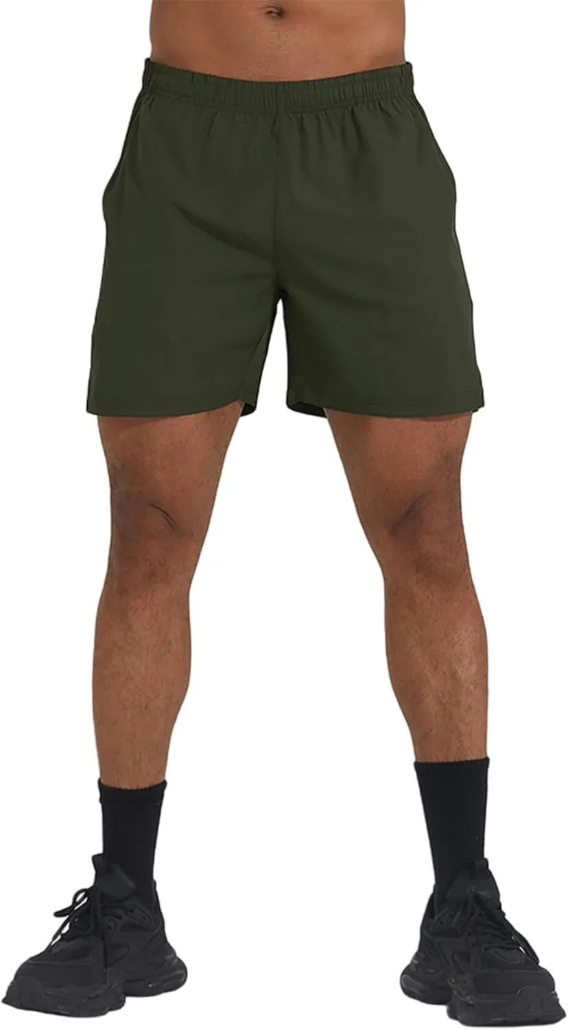 Men's Athletic Running Shorts Quick Dry Workout Gym Shorts 5" Lightweight Outdoor Basketball Tennis Hiking Shorts