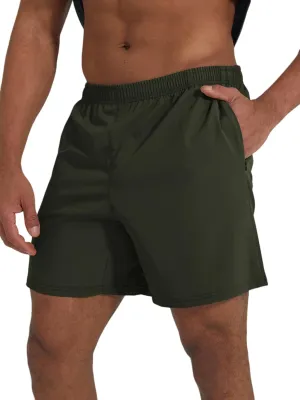 Men's Athletic Running Shorts Quick Dry Workout Gym Shorts 5" Lightweight Outdoor Basketball Tennis Hiking Shorts