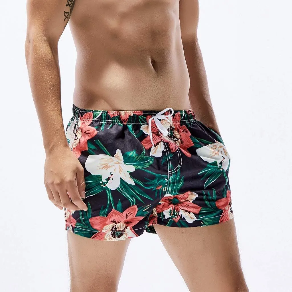 Mens Athletic Shorts Men's Shorts Swim Trunks Quick Dry Beach Surfing Running Swimming Water Shorts