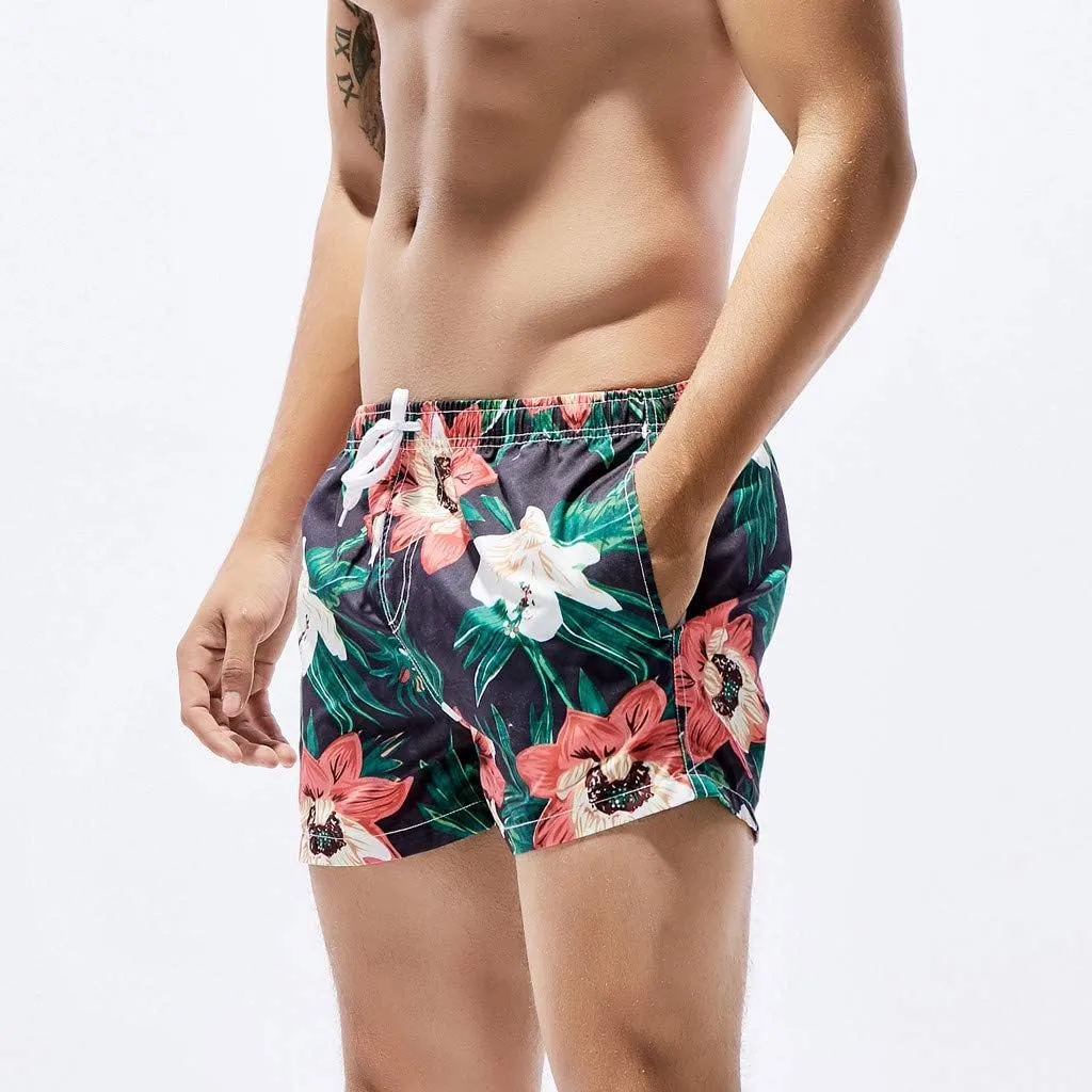 Mens Athletic Shorts Men's Shorts Swim Trunks Quick Dry Beach Surfing Running Swimming Water Shorts