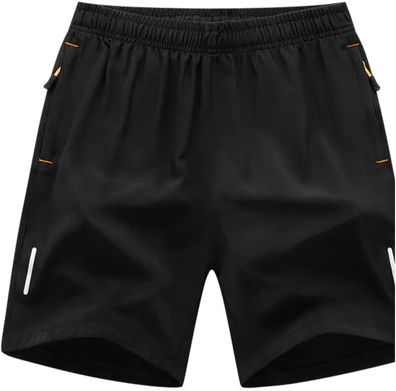 Men's Athletic Shorts with Pockets and Elastic Waistband Quick Dry Workout Shorts Men's Running Shorts