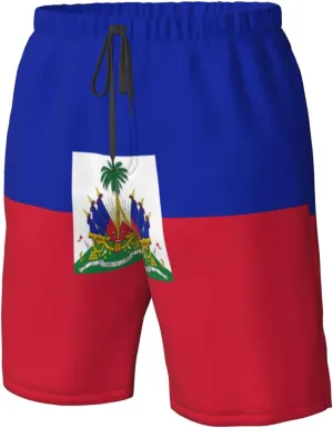 Men's Beach Shorts Drawstring Quick Dry Running Shorts Comfortable Loose Gym Shorts Swimsuit Pants with Pockets
