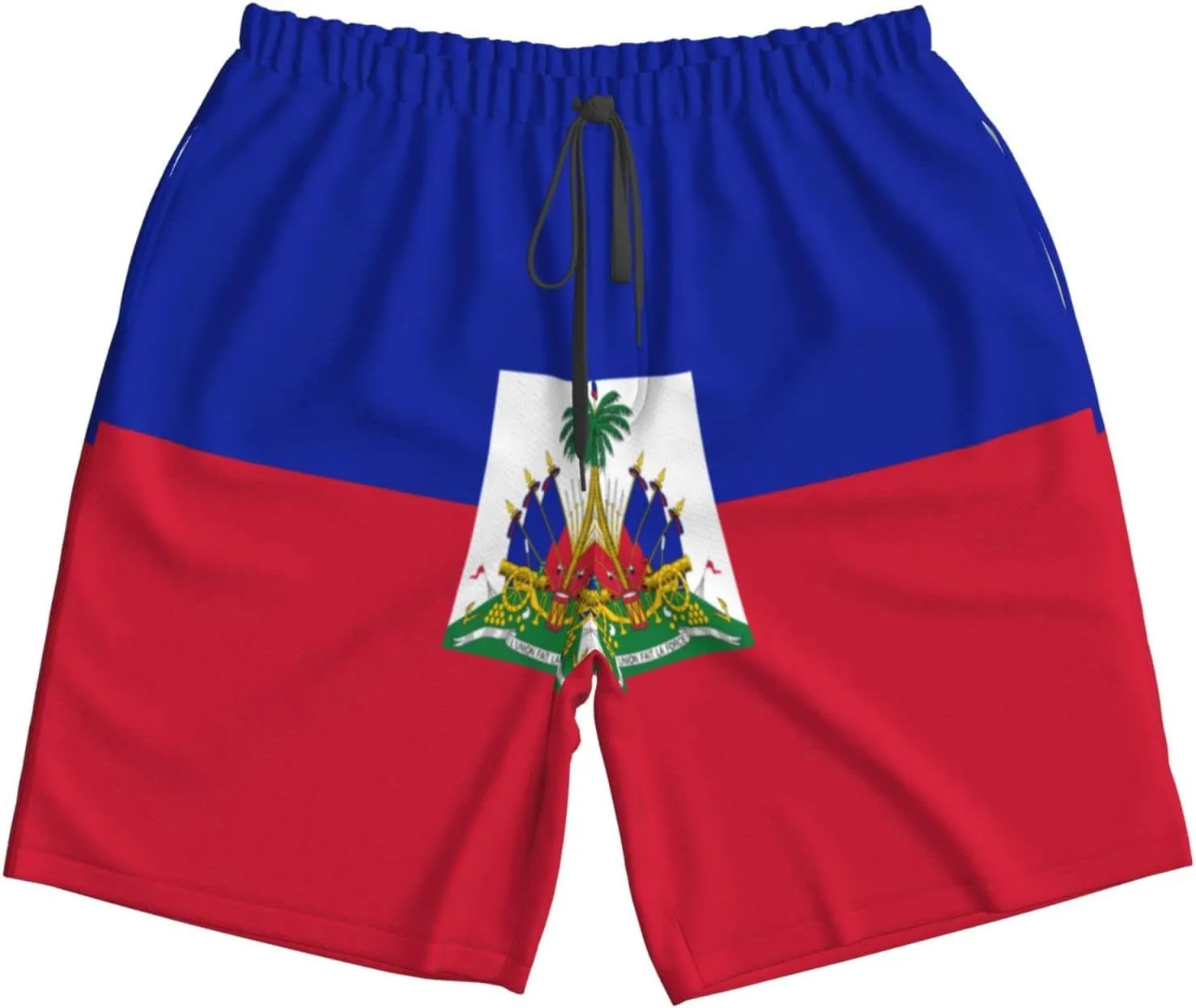 Men's Beach Shorts Drawstring Quick Dry Running Shorts Comfortable Loose Gym Shorts Swimsuit Pants with Pockets