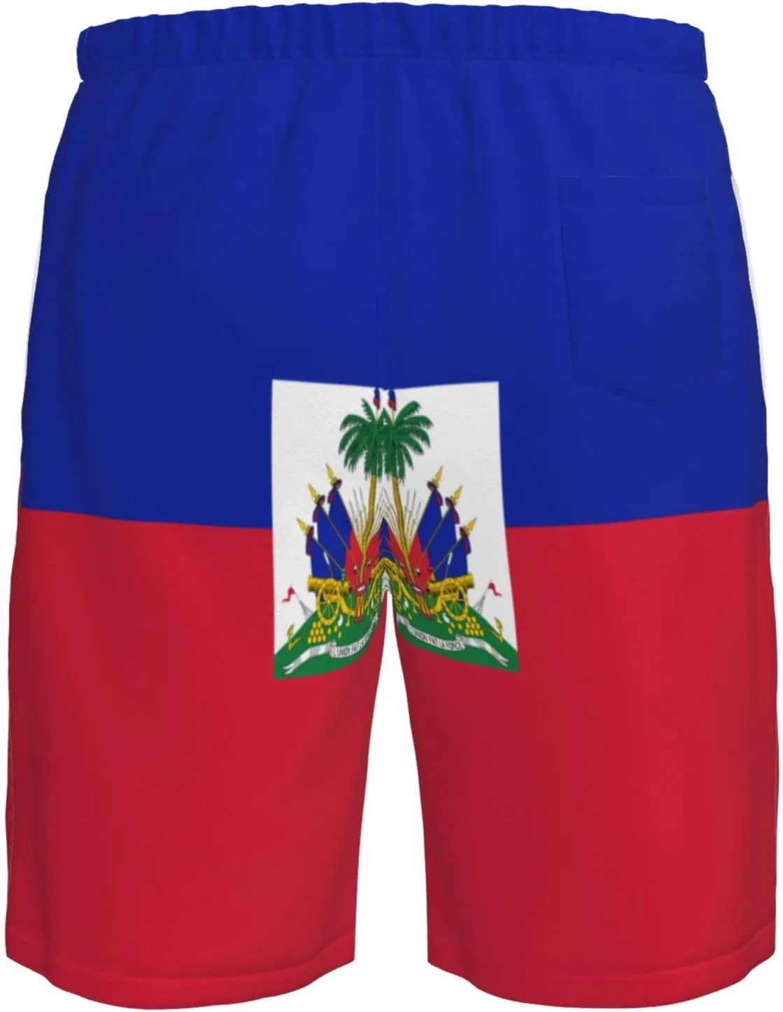 Men's Beach Shorts Drawstring Quick Dry Running Shorts Comfortable Loose Gym Shorts Swimsuit Pants with Pockets