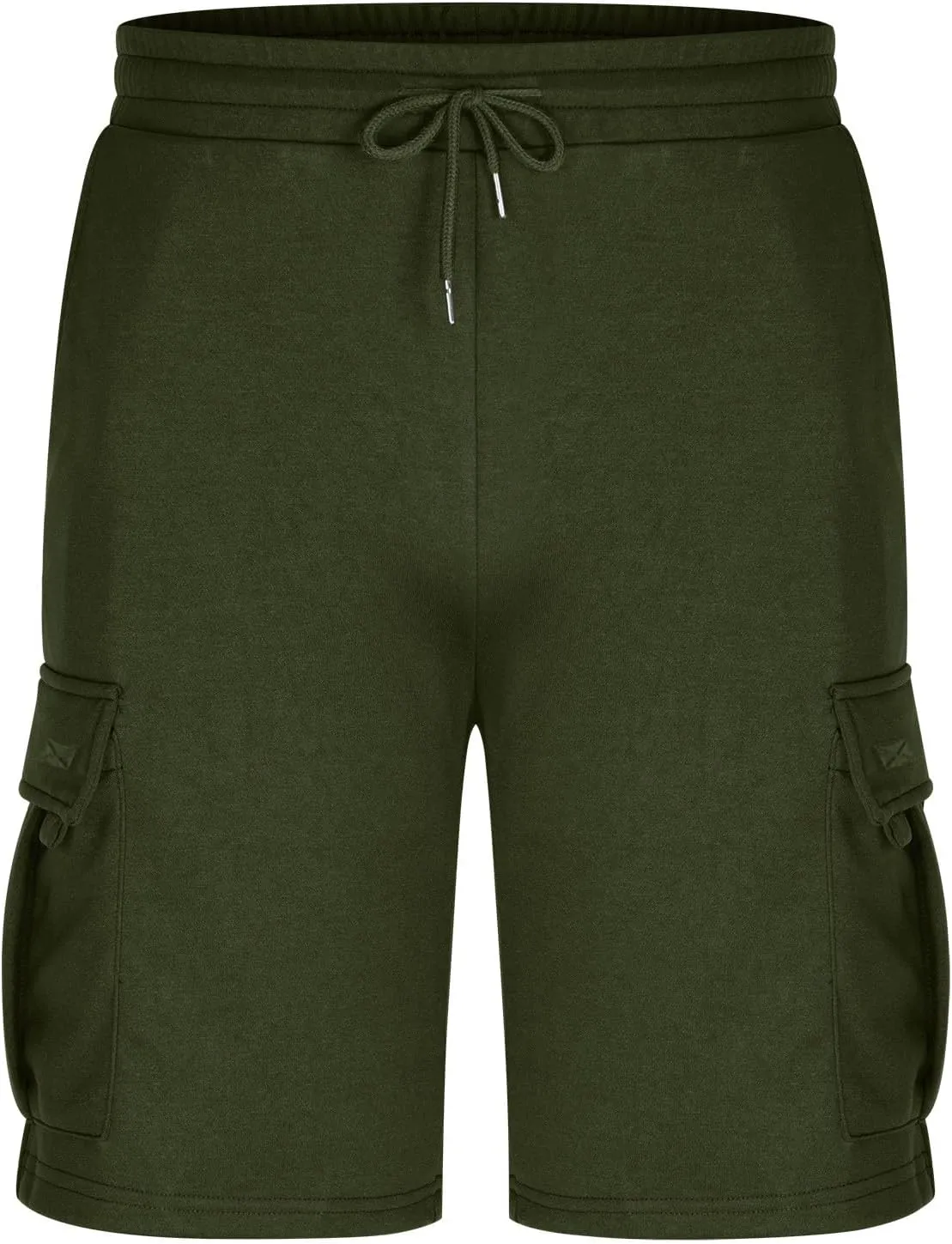 Men's Cargo Shorts Athletic Workout Gym Shorts Quick Dry Lightweight Drawstring Running Activewear with Pockets