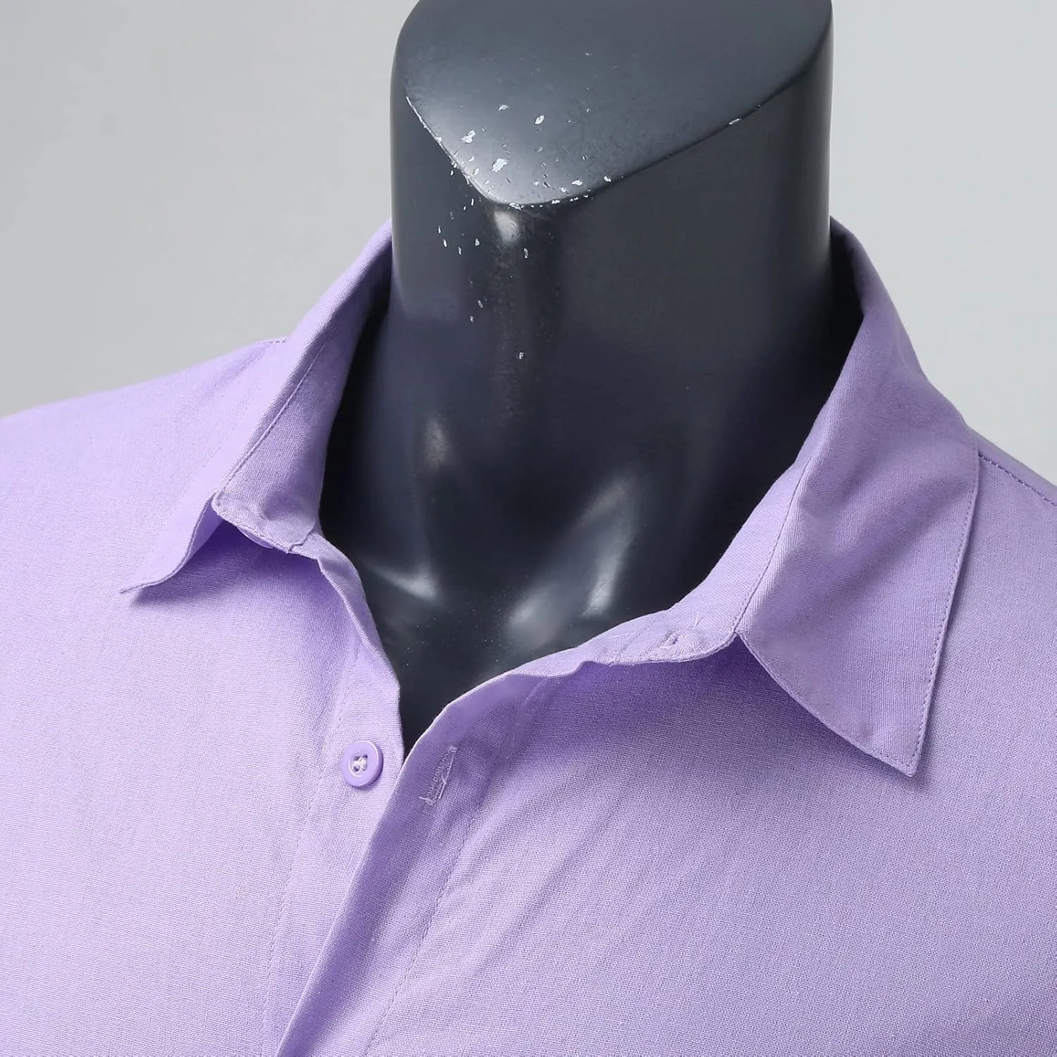Men's Cotton Linen Henley T-Shirts Long Sleeve Hippie Casual Beach Button Down Polo T Shirts Summer Band Collar Tops