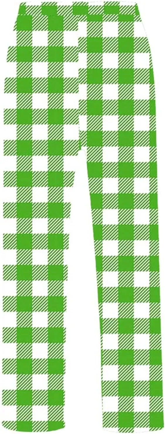 Men's Fleece Jogger Pant Men's Spring Summer Autumn and Winter Classic Fashion Leggings Plaid Wash Cotton Workout