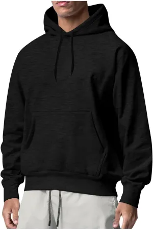 Men's Heavy Blend Hooded Sweatshirt Hooded Athletic Sweat Shirt for Men Hoodies Long Sleeve Kangaroo Pockets