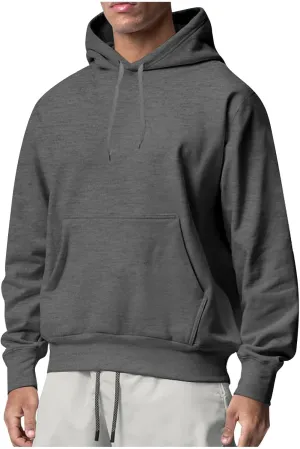 Men's Heavy Blend Hooded Sweatshirt Hooded Athletic Sweat Shirt for Men Hoodies Long Sleeve Kangaroo Pockets