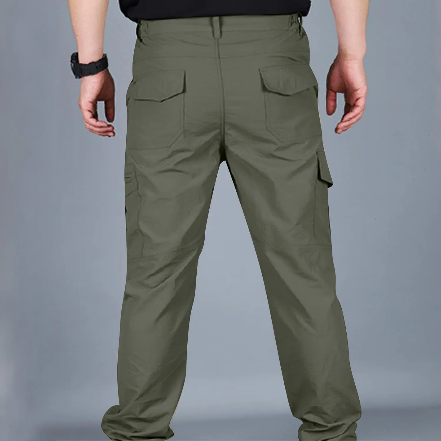 Mens Hiking Pants Tactical Cargo Pants Mens Lightweight Pants Summer Travel Pants for Men with Multi Pockets