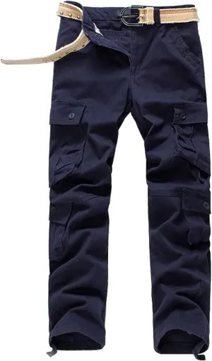 Men's Hiking Pants Tactical Mens Cargo Pants Casual Military Lightweight Work Pants Outdoor Multi-Pocket Pants