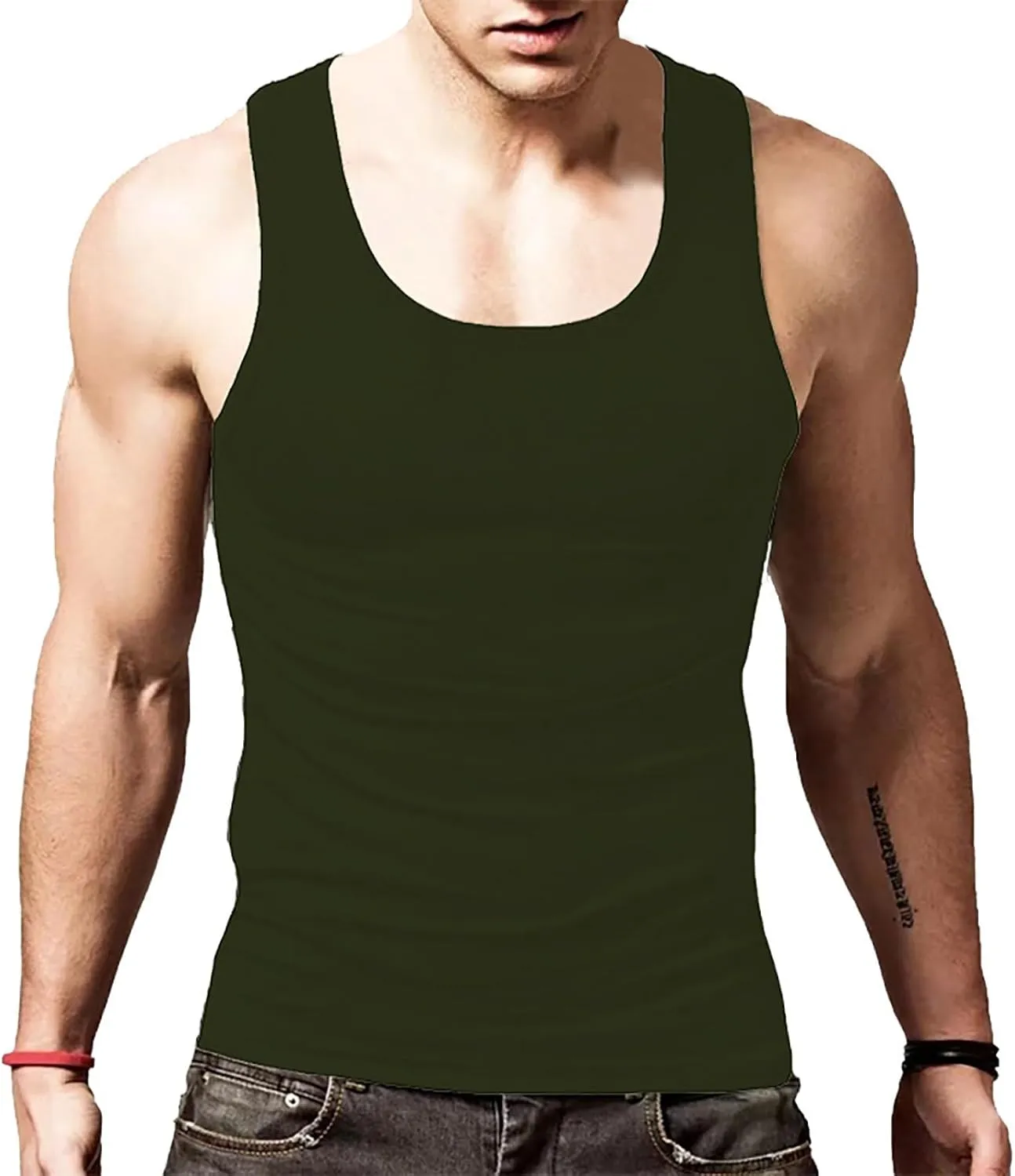 Mens Knit Sleeveless Tank Tops Shirt Cardigan Sleeveless Shirt Men'S Sports Tops Bodybuilding Fitness Sleeveless