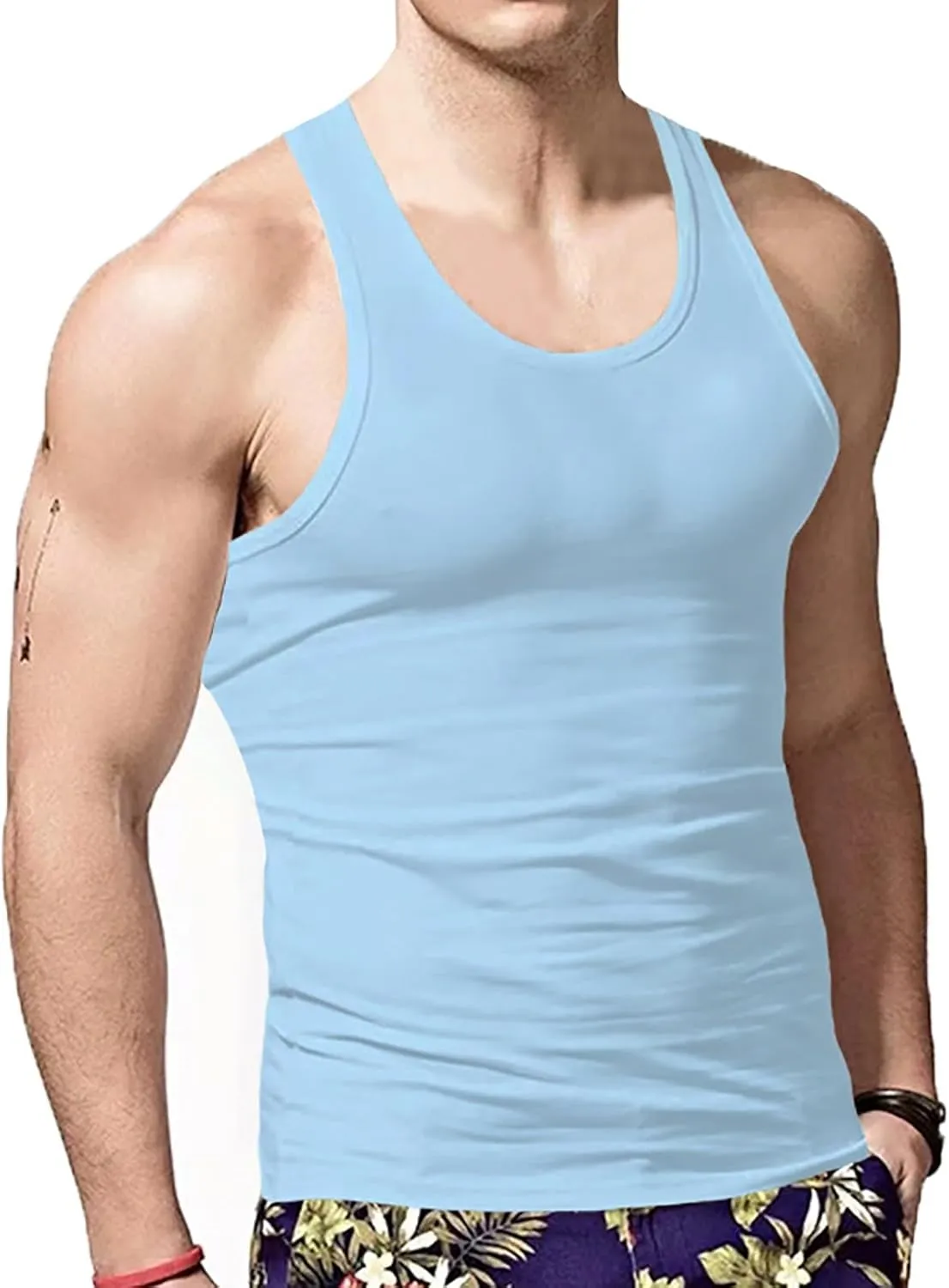 Mens Knit Sleeveless Tank Tops Shirt Cardigan Sleeveless Shirt Men'S Sports Tops Bodybuilding Fitness Sleeveless